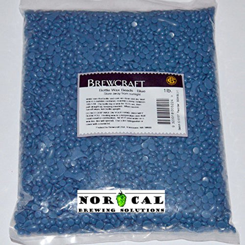 Bottle Sealing Wax - Blue Beads - 1 lb bag