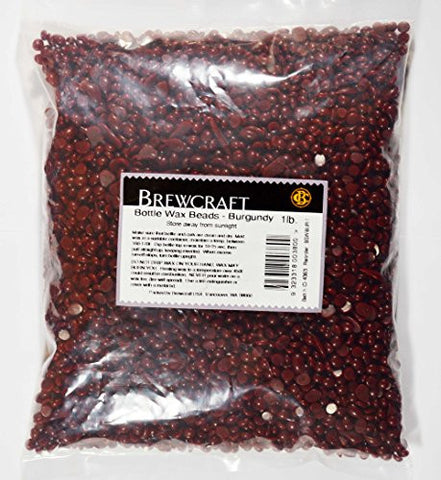 Bottle Sealing Wax - Burgundy Beads - 1 lb bag