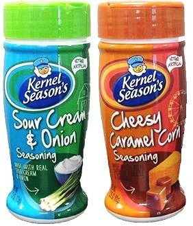 Popcorn Seasonings 2-Pack (Sour Cream & Onion and Cheesy Caramel Corn)