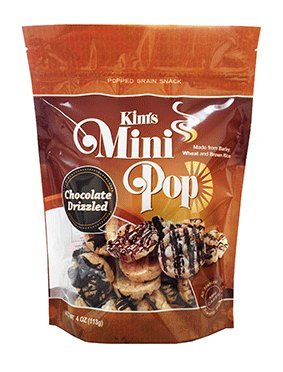 Mini Pop, Chocolate Drizzled, 4 oz