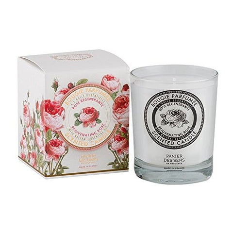 The Essentials Collection Rejuvinating Rose Scented Candle 6 floz 180g