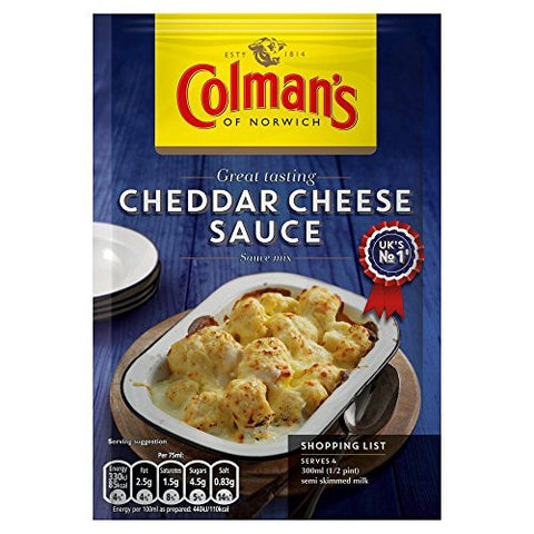 Colman's Cheddar Cheese Sauce Mix 1.4oz (40g)