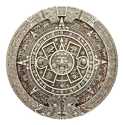 Aztec Calendar Plaque