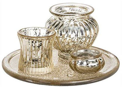 8"X3" VOTIVE X3 TRAY LT.GO