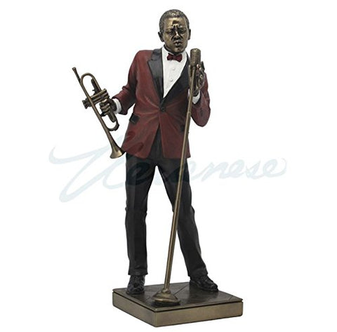 Jazz Band - Male Singer With Trumpet, Cold Cast Bronze, L5 1/2, W5 1/8, H11 5/8