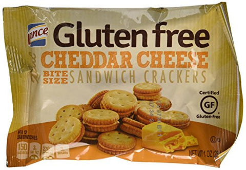 Lance Gluten Free Cheddar Cheese Sandwich Crackers Multipack. 1oz