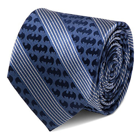 Batman Pinstripe Navy Tie
