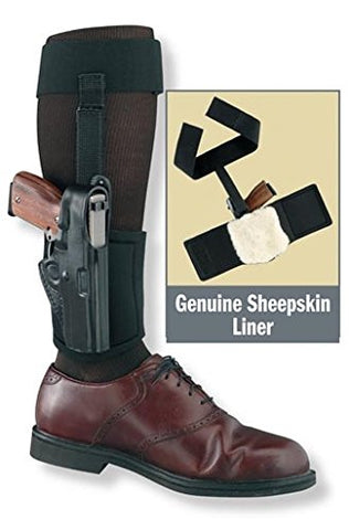 Ankle Holster, Black, Plain Finish, Fits Sig P938