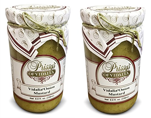 Prissy's of Vidalia Onion Mustard, 8 Ounce (Pack of 2)
