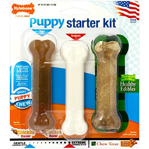 Nylabone Puppy Starter Kit - 3 pack