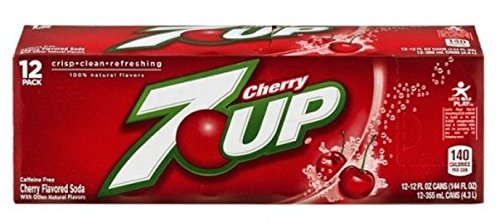7UP Cherry Flavor Soda Can 12 Oz