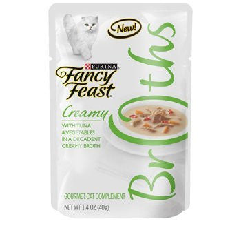 Fancy Feast Broths Creamy Tuna Vegetable 1.4 oz