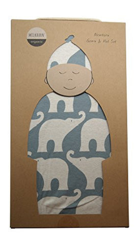 Newborn Gown and Hat Set 71063