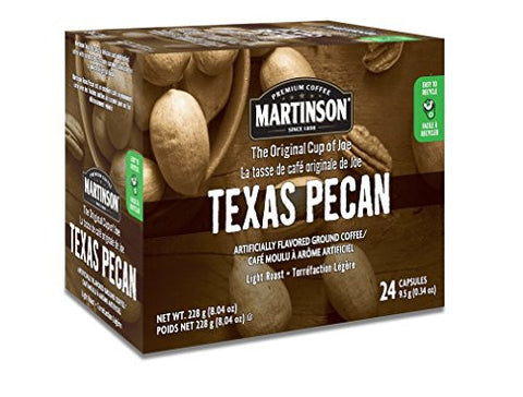 MARTINSON COFFEE, TEXAS PECAN (24 SINGLE SERVE CUPS)