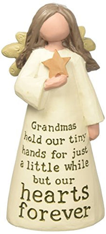 Grandmas Hold Angel with Star, 2in L x 5in H