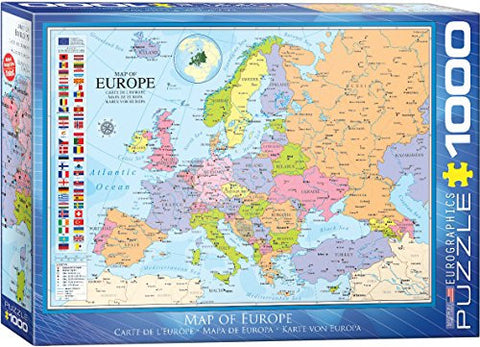 Map of Europe 1000 pc
