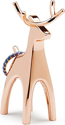 Anigram Reindeer Ring Copper, 3½ x 1¾ x 1” (8.9 x 4.4 x 2.5 cm)