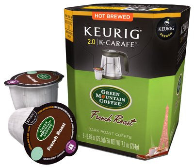 Green Mountain Coffee French Roast - K Carafe, 8 ct