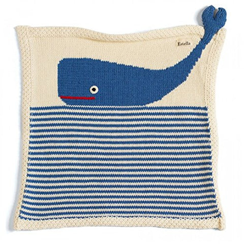 Whale Security Blanket, Blue