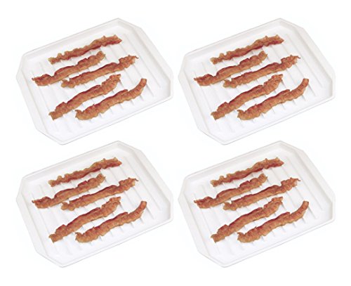 Bacon Rack Microwavable White Kitchen Paper Wrap