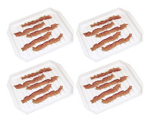 Bacon Rack Microwavable White Kitchen Paper Wrap