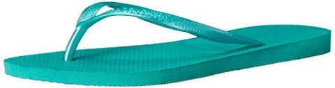 Havaianas Women's Slim Flip-Flop (Lake Green/Lake Green / 9-10 B(M) US)