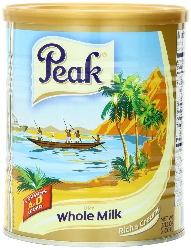Peak Instant Full Cream Milk Powder, Can 400g