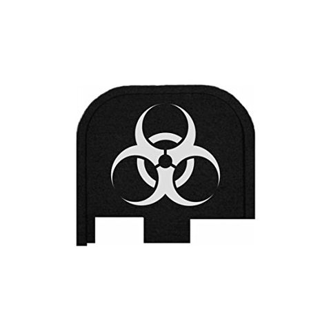 REAR SLIDE PLATE FOR GLOCK 43 - BIOHAZARD