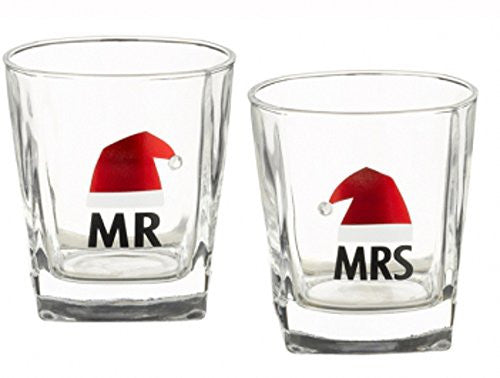 Whiskey Glasses Mr & Mrs