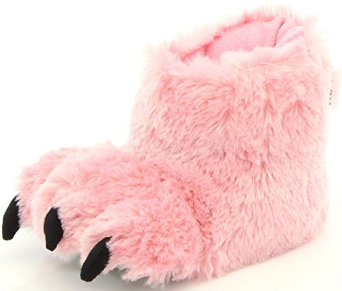 Lazy One Paw Slippers, Pink Paw Slipper, XS