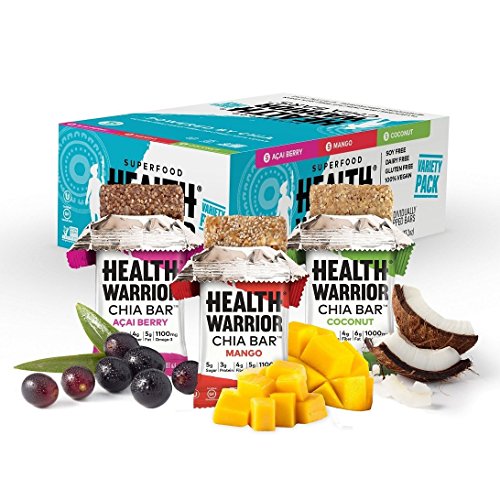 Tropical Chia Bars Variety Pack, 15 Bars