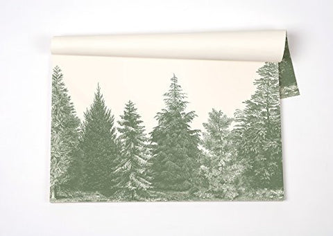 EVERGREEN TREES PAPER PLACEMATS