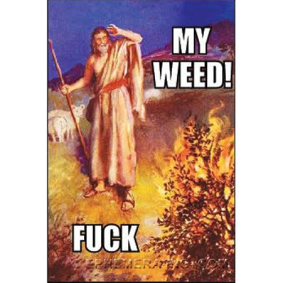 My weed! FUCK - Rectangular Magnet