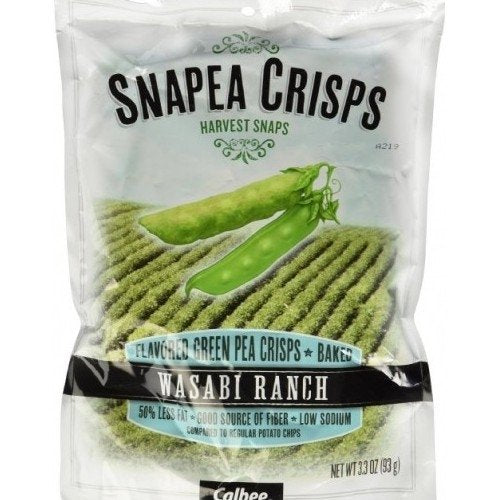 Harvest Snaps Snapea Crisps, Wasabi Ranch, 3.3 oz