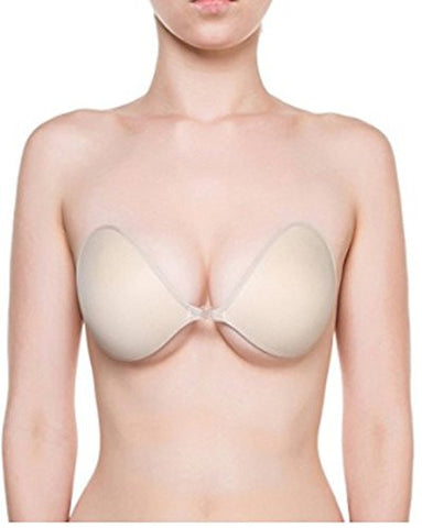 NuBra Feather-Lite Super Light Adhesive Bra (Size- C Cup, Nude)