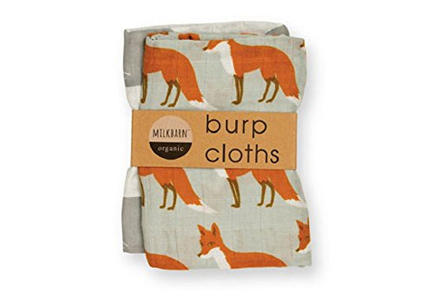 Organic Burpies 23" x 23", Fox Whale Mix