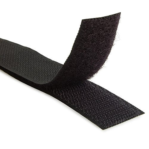 1" Hook & Loop Sewing Type Black