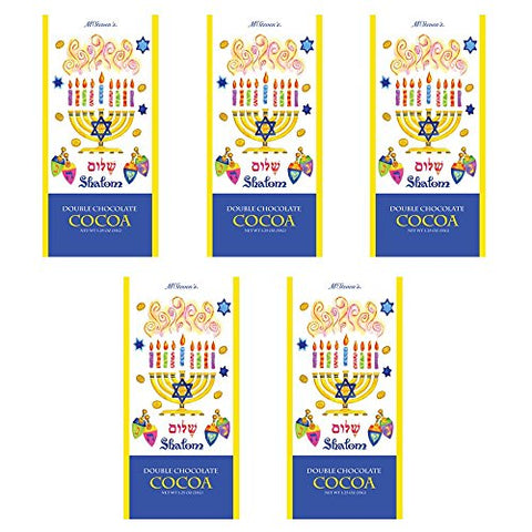 Hanukkah Packets Shalom Double Chocolate Cocoa, 1.25 Oz