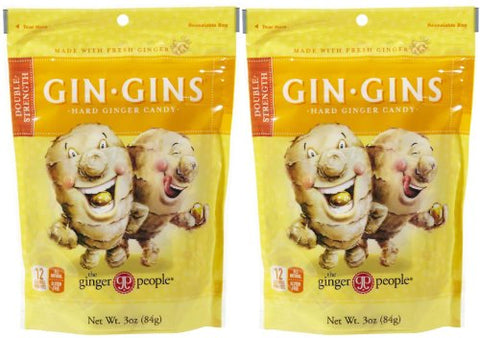 Ginger People Gin Gins Hard Candy, 3 oz