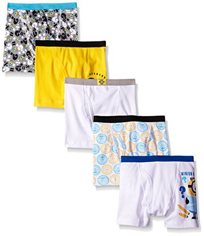 Handcraft Big Boys' Despicable Me Boxer Briefs (Pack of 5) Assorted - 6