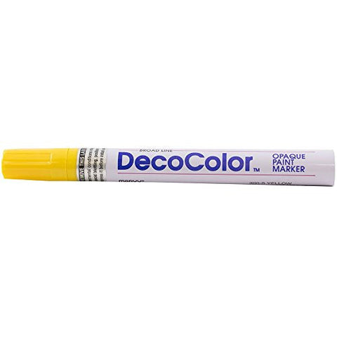 Deco Pens, Broad Tip, Yellow