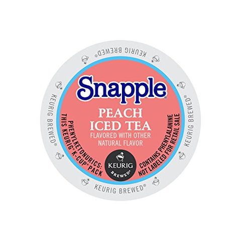 Snapple - Peach Iced Tea, 88-Count K-Cup