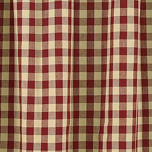 York Unlined Panel Pair - Wine - 63"L