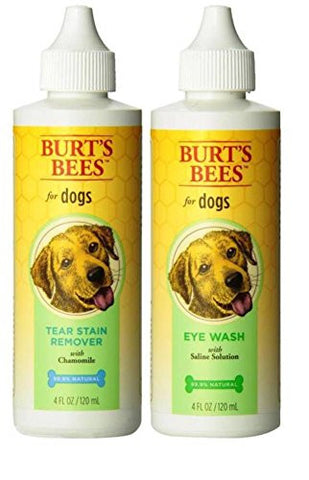 Burt's Bees Tear Stain Remover 4 oz and Burt's Bees Eye Wash Solution 4 oz