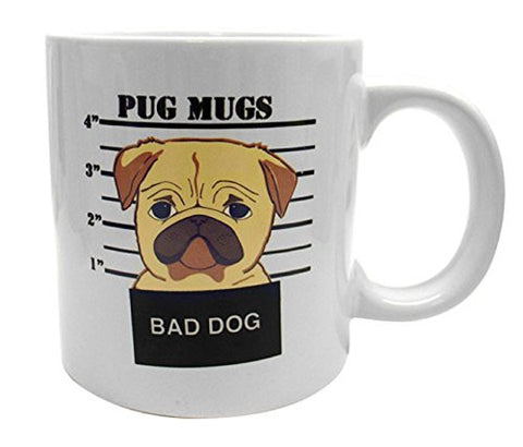 Giant Bad Pug Mug 22oz