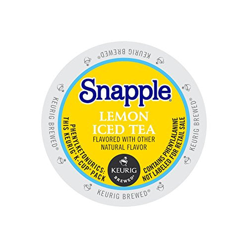 Snapple, Lemon Iced Tea, k-cup