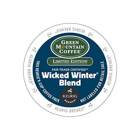 Green Mountain Coffee, Wicked Winter Blend, WINTER LTO, dark roast, k-cup
