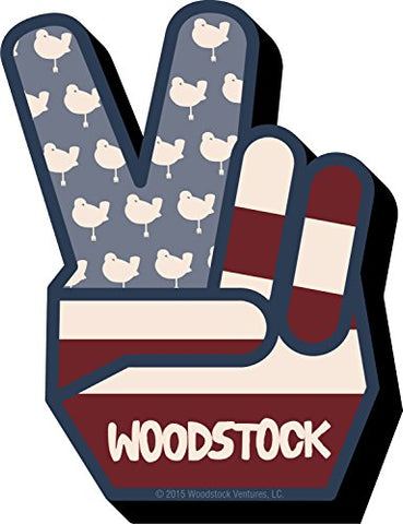 Aquarius Woodstock Peace Chunky Magnet