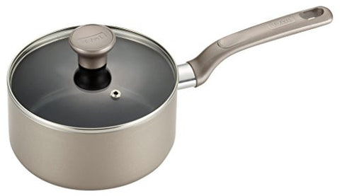 Excite Nonstick Thermo-Spot 3qt. Covered Sauce Pan, Platinum Shimmer