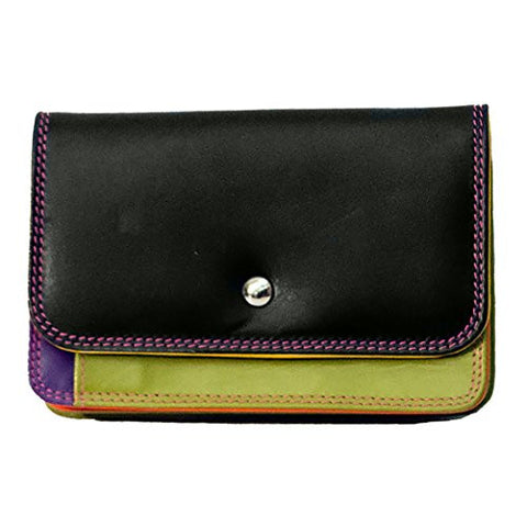 Mini Wallet
Zip Front Pocket
Card Slots Inside, Black Brights
